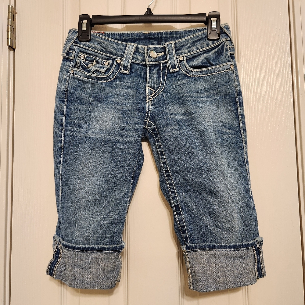 ⭐️ True Religion Sophie Cuffed Bermuda Shorts Size 25